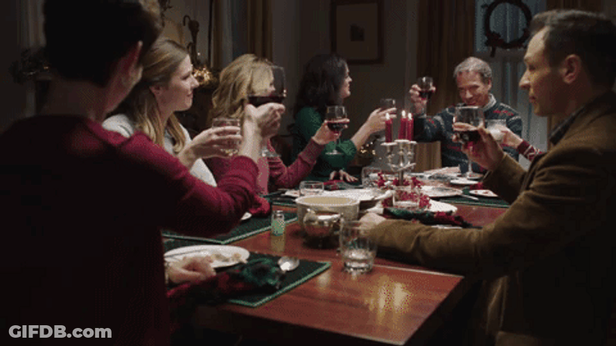 Feliz Navidad Familia GIF