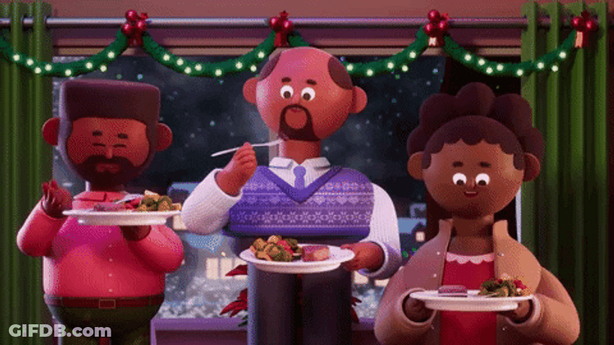 Feliz Navidad Familia GIF