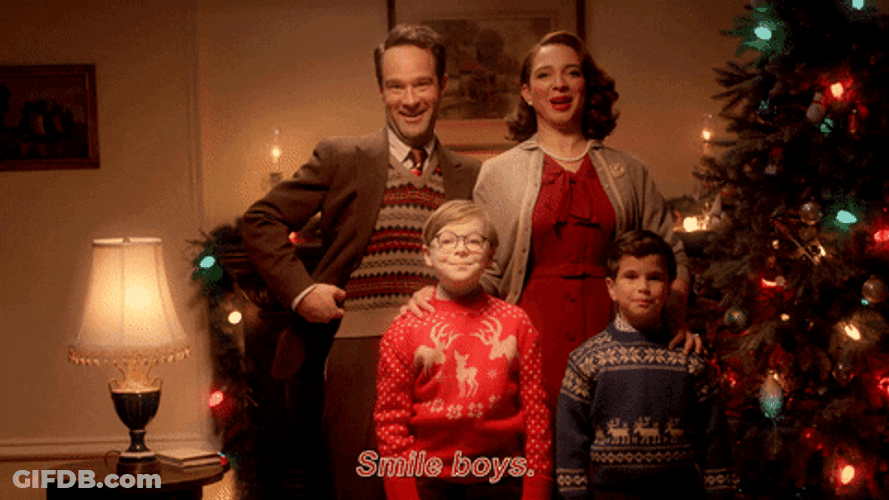 Feliz Navidad Familia GIF
