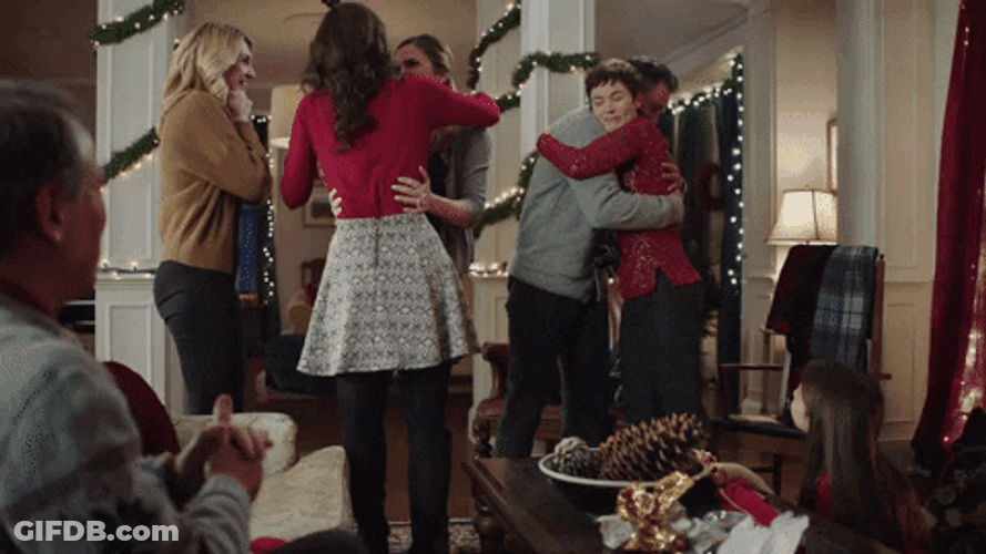 Feliz Navidad Familia GIF