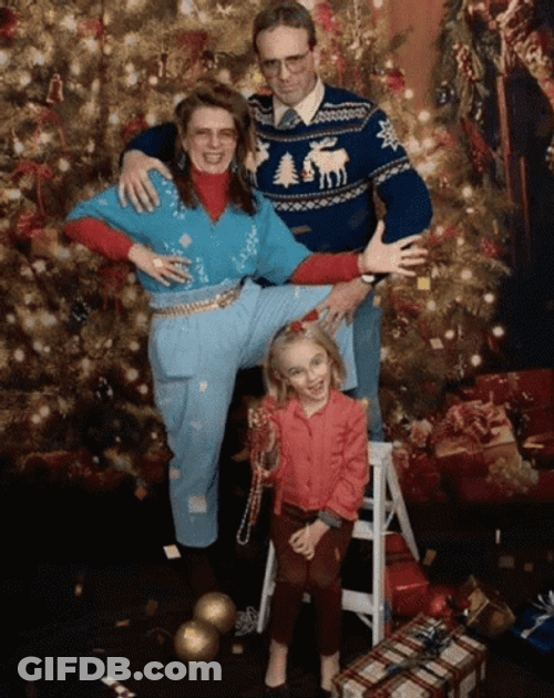 Feliz Navidad Familia GIF