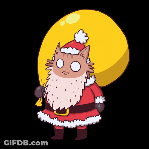 Feliz Navidad Gatos GIF