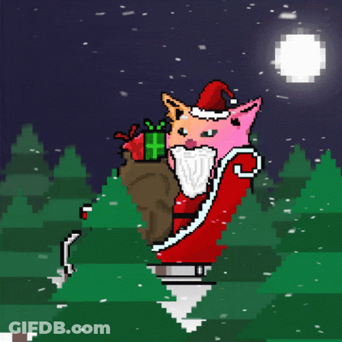Feliz Navidad Gatos GIF