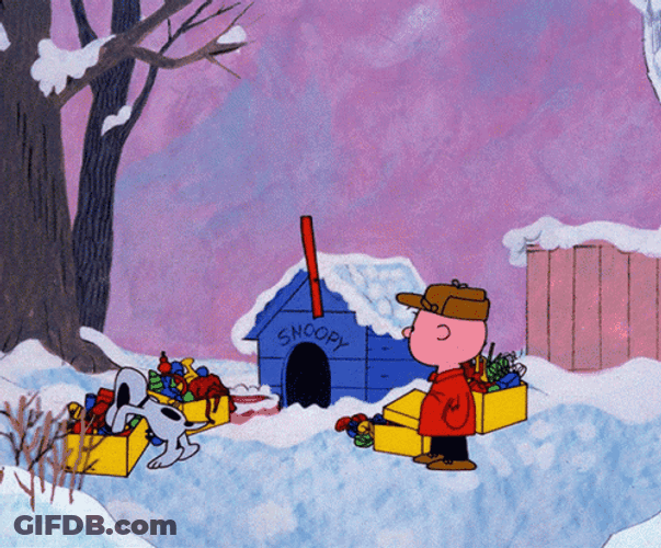 Feliz Navidad Snoopy GIF
