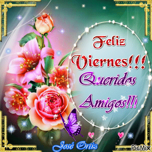 Feliz Viernes Bueridos Amigos GIF