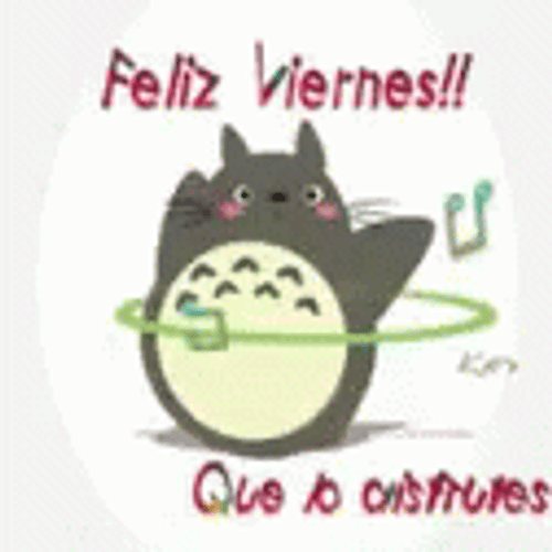 Feliz Viernes My Neighbor Totoro GIF