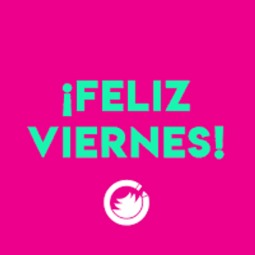 Feliz Viernes Pink Background GIF
