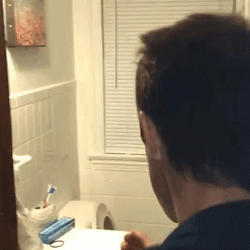 Fell At Restroom Drunk Stumbling GIF