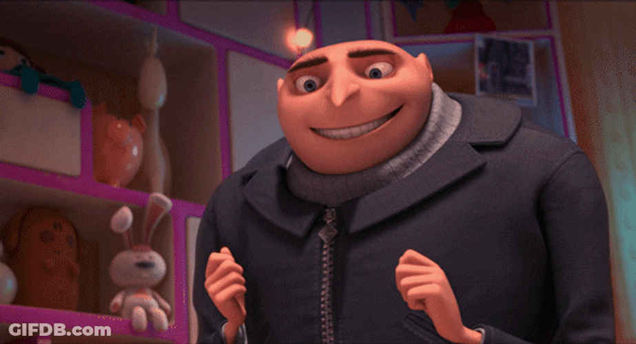 Felonious Gru Surprise Face GIF
