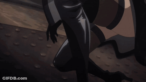 Female Anime Character Holding Sword GIF