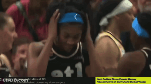 Female Basketball Player In Allen Jersey GIF
