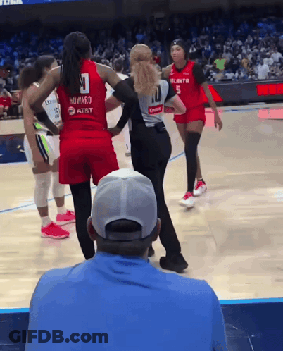Female Basketball Player Number 1 GIF