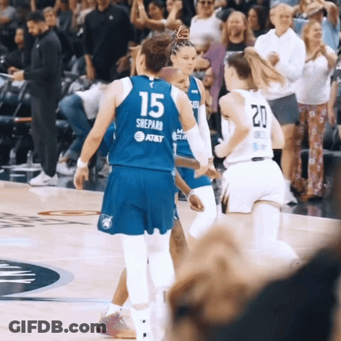 Female Basketball Player Number 15 GIF