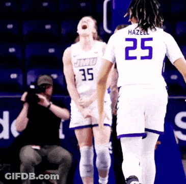 Female Basketball Player Number 25 GIF