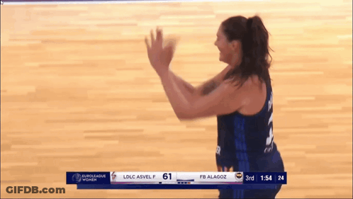 Female Basketball Player Number 3 GIF