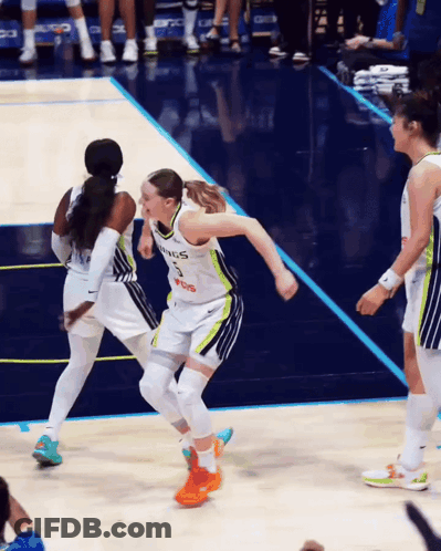Female Basketball Player Number 5 Jersey GIF