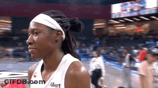 Female Basketball Player With Albert Headband GIF
