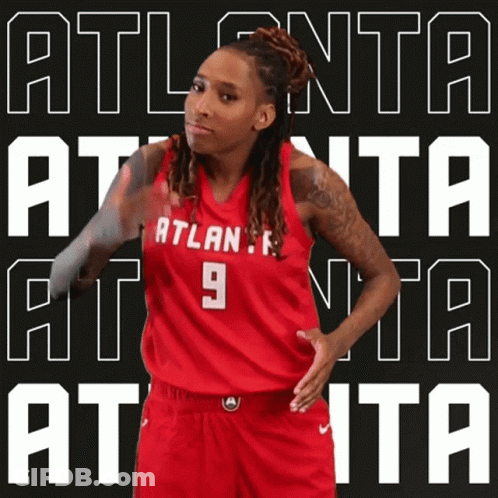 Female Basketball Player With Number 9 Jersey GIF