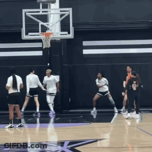 Female Basketball Players Playing Game GIF