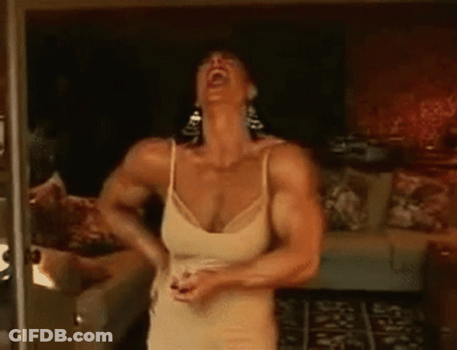 Female Body Builder Muscle GIF