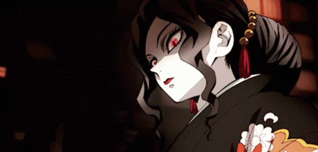 Female Muzan Kibutsuji Demon Slayer GIF