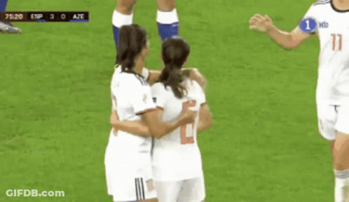 Female Soccer Player Number 8 GIF