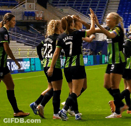 Female Soccer Players Number 7 GIF