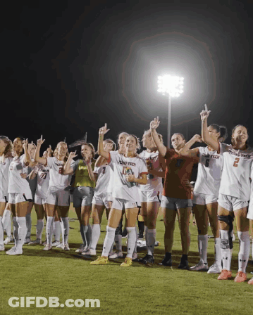Female Soccer Players With Texas Tech Shirt GIF