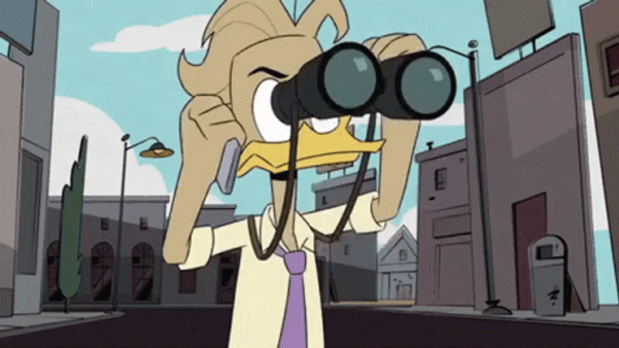 Fenton Crackshell Using Binoculars GIF