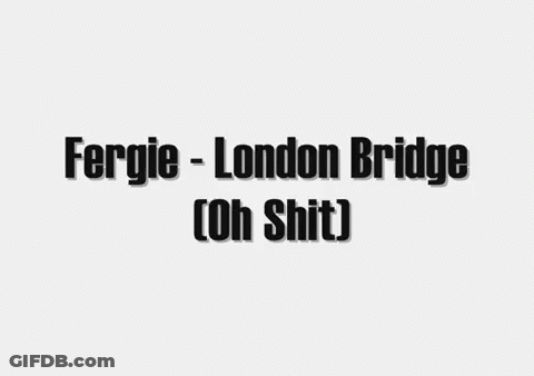 Fergie London Bridge CD Cover GIF