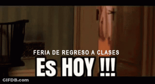 Feria De Regreso A Clases Poster GIF
