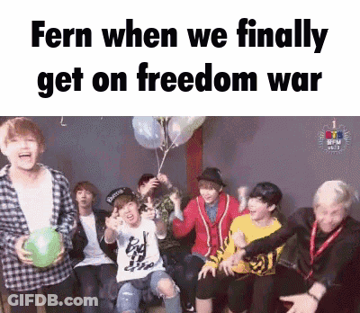 Fern Finally Gets On Freedom War With Group GIF