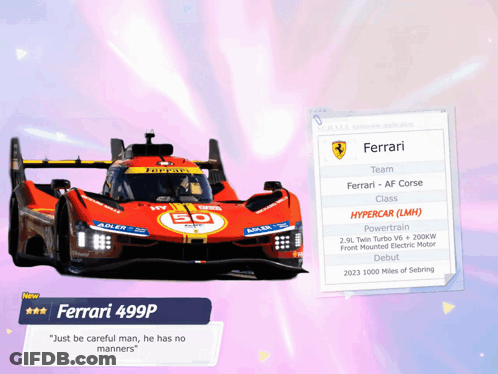 Ferrari 499P GIF