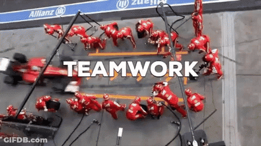Ferrari F1 Pitstop Crew Team Work GIF