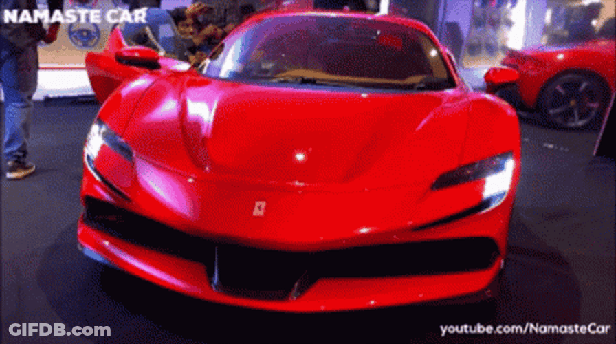 Ferrari Sf90 Stradale Italian V8 GIF