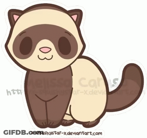 Ferret Drawing GIF