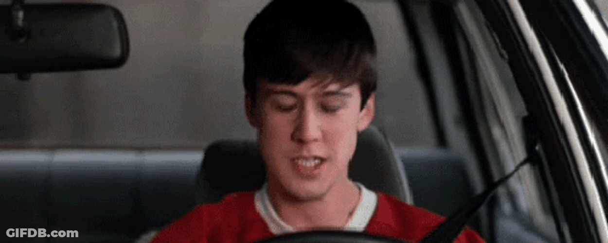 Ferris Bueller In The Car GIF