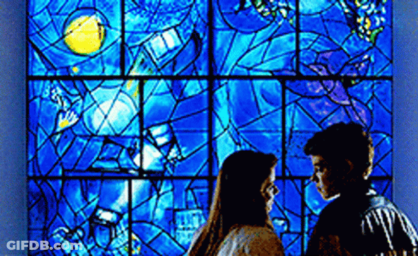 Ferris Bueller Mia Sara Sweet Kiss GIF