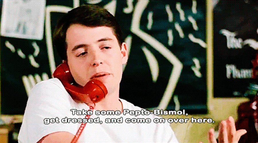 Ferris Bueller Phone Call GIF