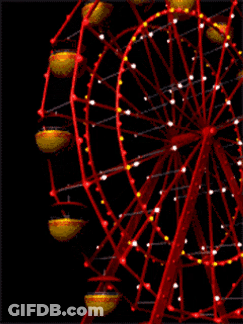 Ferris Wheel Lights GIF