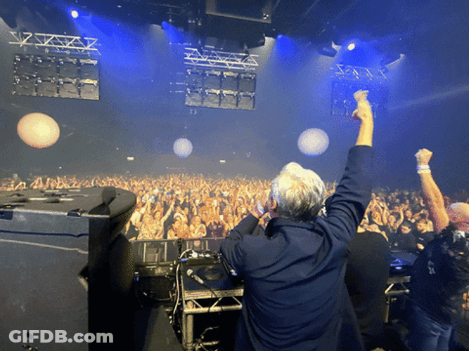 Festive Clockwork Orange Club Concert Party GIF