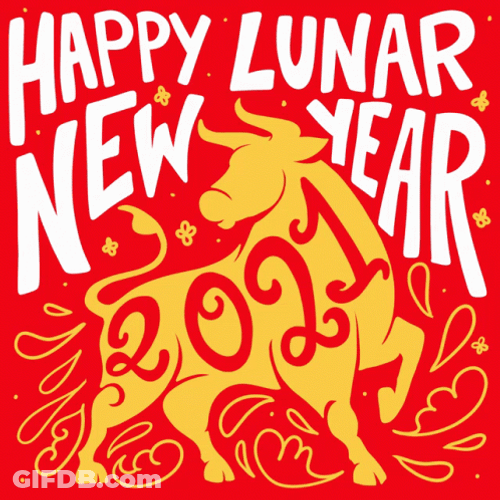 Festive Happy Lunar New Year 2021 GIF