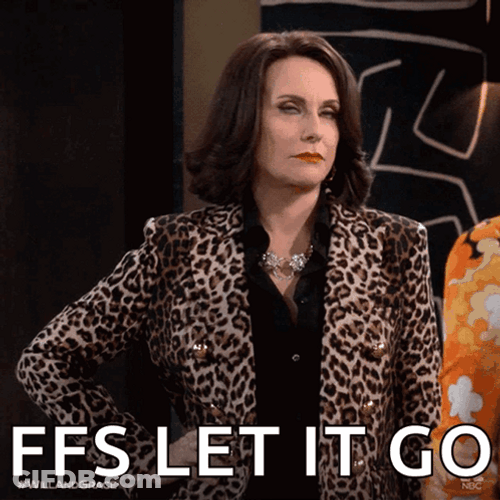 Ffs Let It Go Megan Mullally GIF