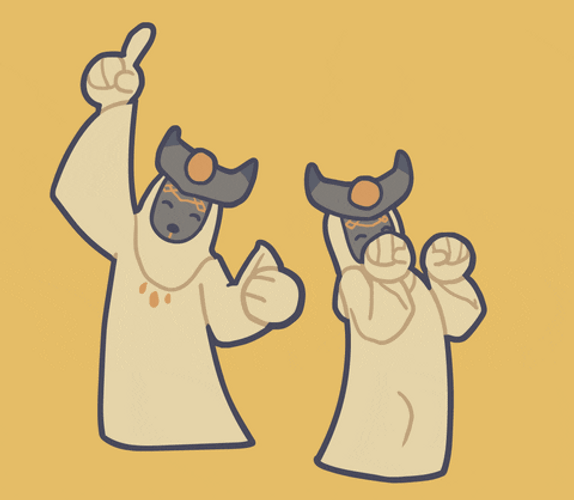 FFXIV Dance Cartoon Monster GIF