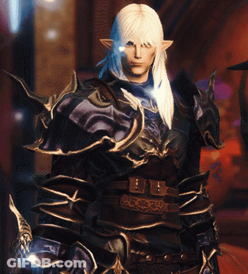 FFXIV Estinien Blowing Kisses GIF