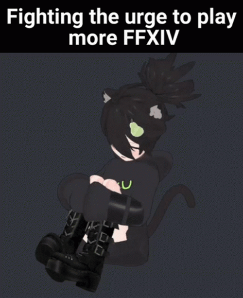 FFXIV Fighting The Urge To Play GIF