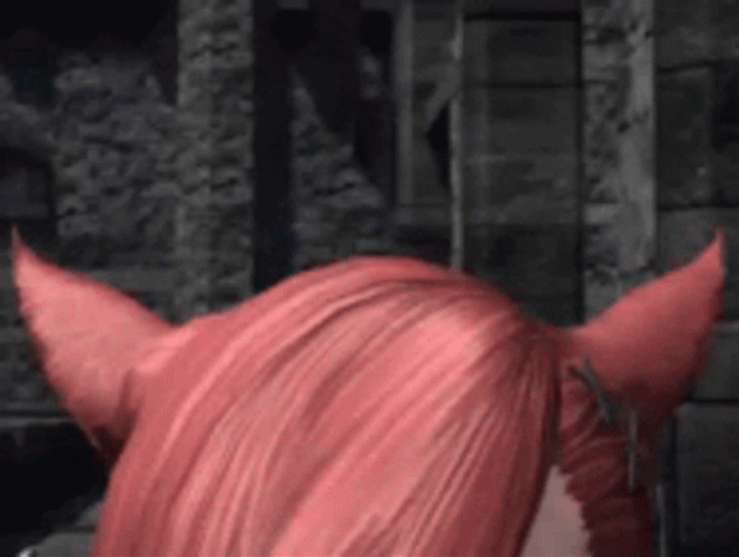 FFXIV Graha Ear Flap GIF