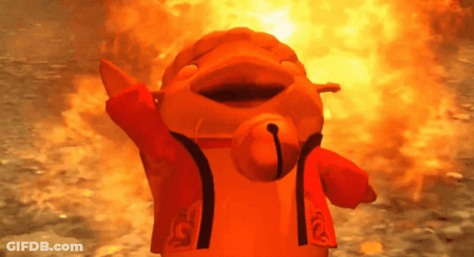 FFXIV Namazu On Fire GIF