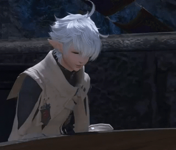 FFXIV Tired Alisae GIF