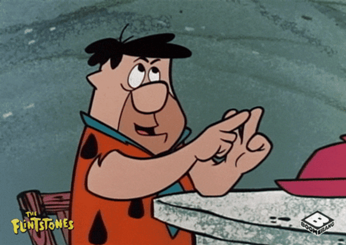 Fictional Character Fred Flintstone Calculating GIF